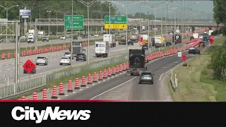 Major Montreal road closures to create traffic woes over long weekend