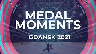 Victory Ceremony | ICE DANCE FREE DANCE | Gdansk 2021 #JGPFigure