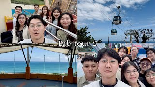 花蓮Vlog🎢 | Lab tour 2 兩天一夜 遠雄海洋公園 豪華包棟民宿秋紅園 翡翠谷 踩超累的天鵝船！