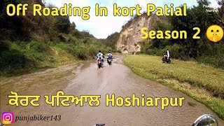 ਕੋਰਟ ਪਟਿਆਲ ਹੁਸ਼ਿਆਰਪੁਰ Kort Patial hoshiarpur .off Roading.