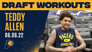 2022 Draft Workouts: Teddy Allen | Indiana Pacers