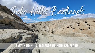 Hiking CALIFORNIA : East Indio Hills Badlands (Desert Hike) | 4K