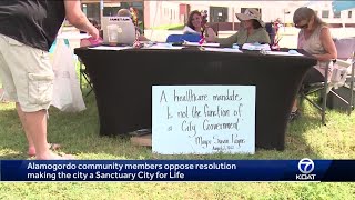 Alamogordo community members oppose resolution making the city a "sanctuary for the unborn"