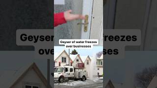 A large water main erupted in Lynn, Massachusetts, Tuesday morning. #news #shorts