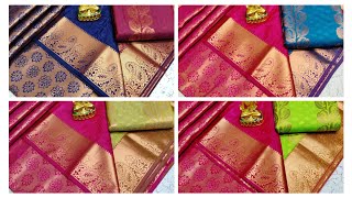 Kanchipuram Semi Silk Sarees | Rs 850 | Jun 17 | WhatsApp 9445209974