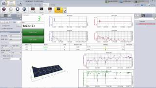 FRF measurement screen