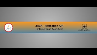 Java: Reflection API - Obtain Class Modifiers