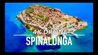 SPINALONGA by drone [4K] Crete Greece