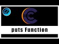 puts() Function - C Programming