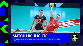 Highlights | Ziraat Bank ANKARA vs SWD powervolleys DUREN | CEV Champions League Volley 2023