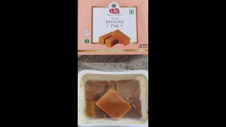 Lal Shahi Mysore Pak | Ghee Mysore Pak | Nethi Mysore Pak #kickshorts #unboxing #foodie #flipkart