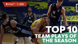 Turkish Airlines EuroLeague Top 10 Team Plays of the 2020-21 Season!