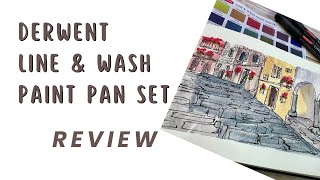 REVEIW | Derwent Line & Wash Paint Pan Set