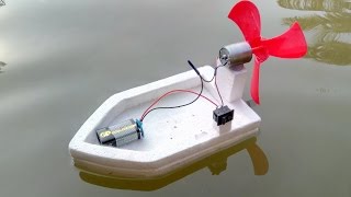 How to make a High Speed Water Boat using DC Motor