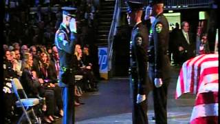 Santa Cruz Officers Funeral - Final Comments and Exit Procession