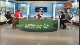 Pak vs Aus 2nd Test Day 1 Game On Hai Dr Nauman Niaz   Shoaib Akhtar 2nd Session 26th December 2016