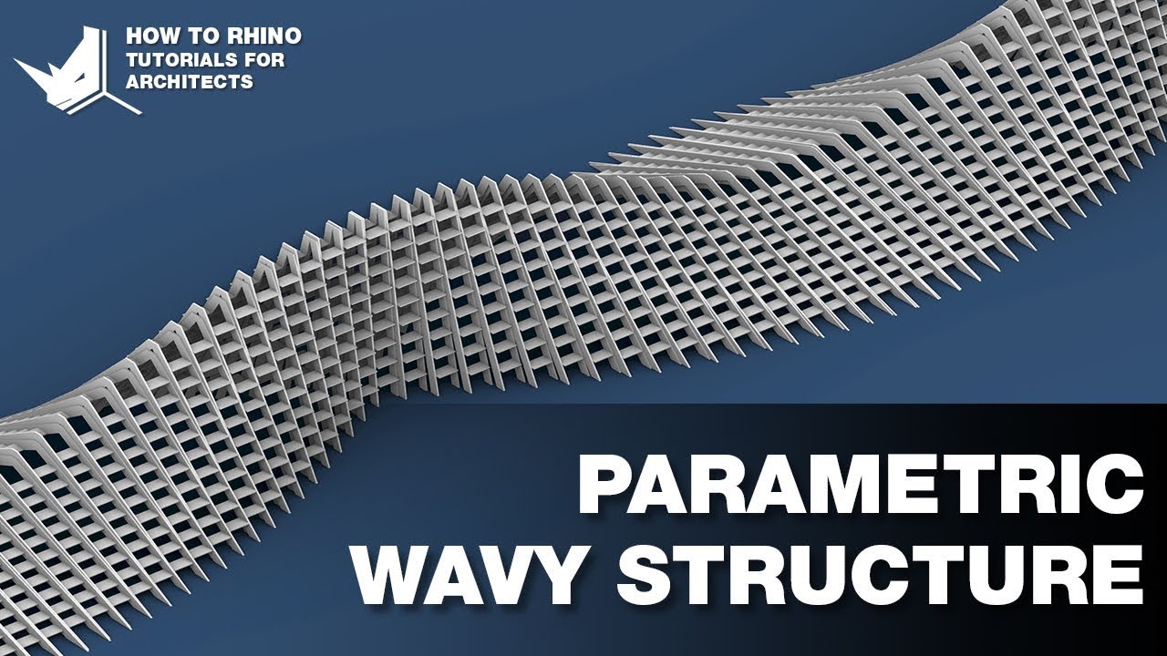 Rhino Grasshopper Parametric Wavy Structure Youtube