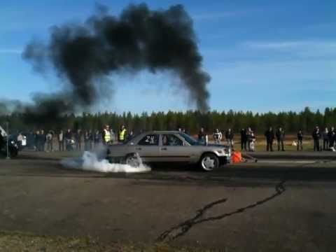 Mercedes Diesel Burnout Youtube