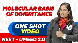 MOLECULAR BASIS OF INHERITANCE in 1 Shot - All Theory & PYQs | NEET Crash Course | UMEED 2.0