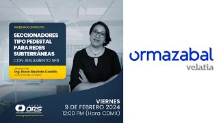 Webinar: Seccionadores tipo pedestal para redes subterráneas con aislamiento sf6 | Grupo ORS