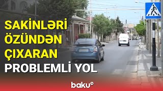 Sabunçu sakinlərinin kabusuna çevrilən yol