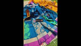 Pure Handloom kollam pattu sarees