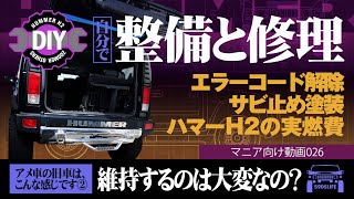 ハマーH2【DIY】続・実際、旧アメ車の維持は大変なのか？日頃のメンテはこんな感じです② ※ハマーH2が欲しい人の為の動画。 #ハマーH2 #HUMMERH2 #アメ車