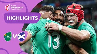 Ireland power past Scotland to quarters | Ireland v Scotland | Rugby World Cup 2023 Highlights