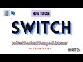 How to use the Switch in two minutes. Kotlin Android studio beginner course part 24