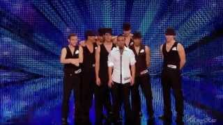 French stuntmen Cascade @ Britain's Got Talent 2012 Auditions