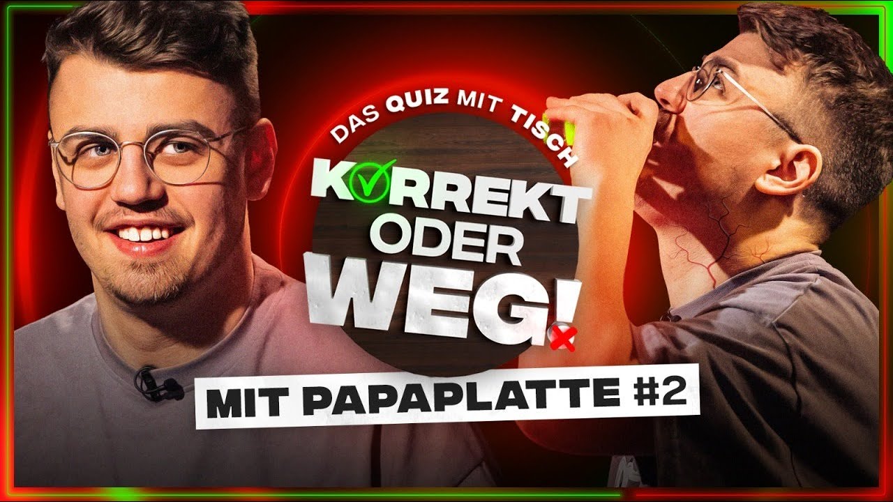 KORREKT oder WEG! (mit Papaplatte) - Achtung, EXTREM lustig!
