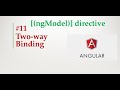 Angular 9 Tutorial - 11 - Two Way Binding