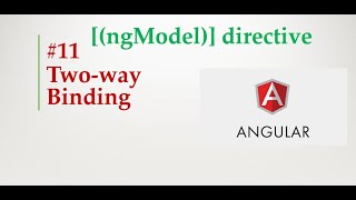 Angular 9 Tutorial - 11 - Two Way Binding