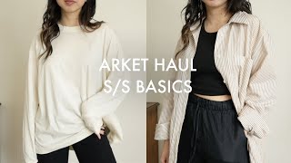 ARKET HAUL | spring \u0026 summer basics!