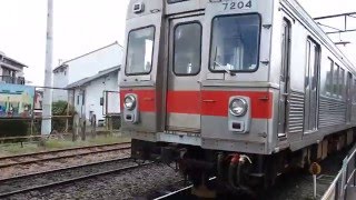 大井川鐵道7200系 新金谷駅到着 Ōigawa Railway 7200 series EMU