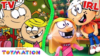 Happy Holidays w/ the Loud House Puppets! | Season's Cheatings | Toymation