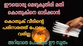 മെഴുകുതിരി മാത്രം മതി വീട്ടിലുള്ള കൊതുകിനെ കൂട്ടത്തോടെ ഓടിക്കാൻ