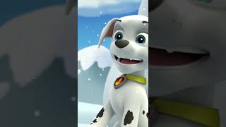 Marshall has a unique way of decorating a snowman! ☃️ #PAWPatrol #Shorts