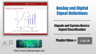 Analog and Digital Signal Definitions