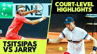 Stefanos Tsitsipas vs Nicolas Jarry Court-Level Highlights | Rome 2024