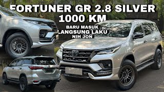 FORTUNER GR 2.8 SILVER KM 1RB LANGSUNG MODIFIKASI DI EUROHAUZ CUSTOM DAN LAKU JONY