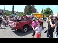 primeur pompiers d andenne jeep t22 remorque avec bateau en urgence vers une intervention