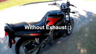 Suzuki Gs 500 E Raptor Exhaust sound, Sjcam Sj5000X Elite test