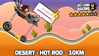Hill Climb Racing 2 - 10000m with HOTROD in DESERT VALLEY