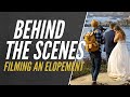 Behind The Scenes Filming an Elopement | Learn How To Film A Wedding