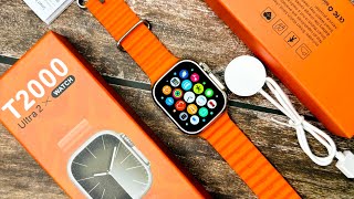 New T2000 ULTRA 2 Smart Watch with 2.08 inch Infinity Display!! *Orange*