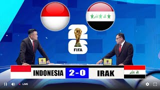 🔴 SEDANG BERLANGSUNG • HASIL AKHIR TIMNAS INDONESIA VS IRAK • KUALIFIKASI PIALA DUNIA 2026•PUTARAN 2