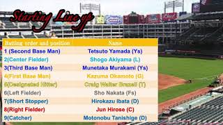 前奏のある応援歌のプロ野球選手で1-9