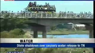 Cauvery row: Shutdown hits life in K'taka-1