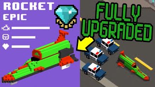 FULLY UPGRADING the ROCKET in Smashy Road WANTED 2